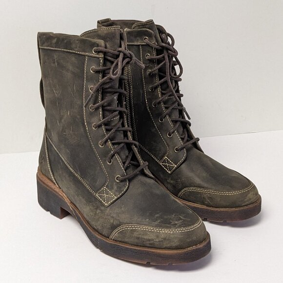 Timberland Gracelyn Waterproof Mid Boots, Dark Green, Women's 8.5 M - Picture 1 of 6